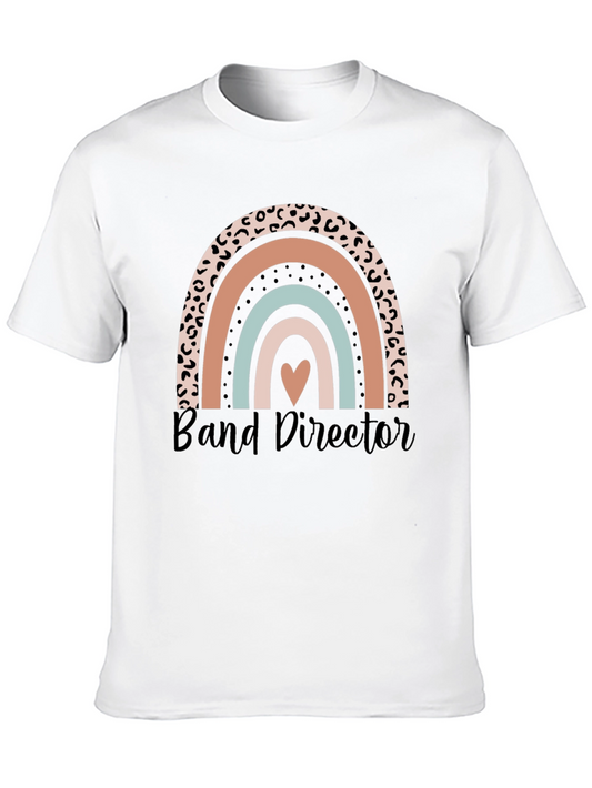 Band Director Rainbow Graphic T-Shirt