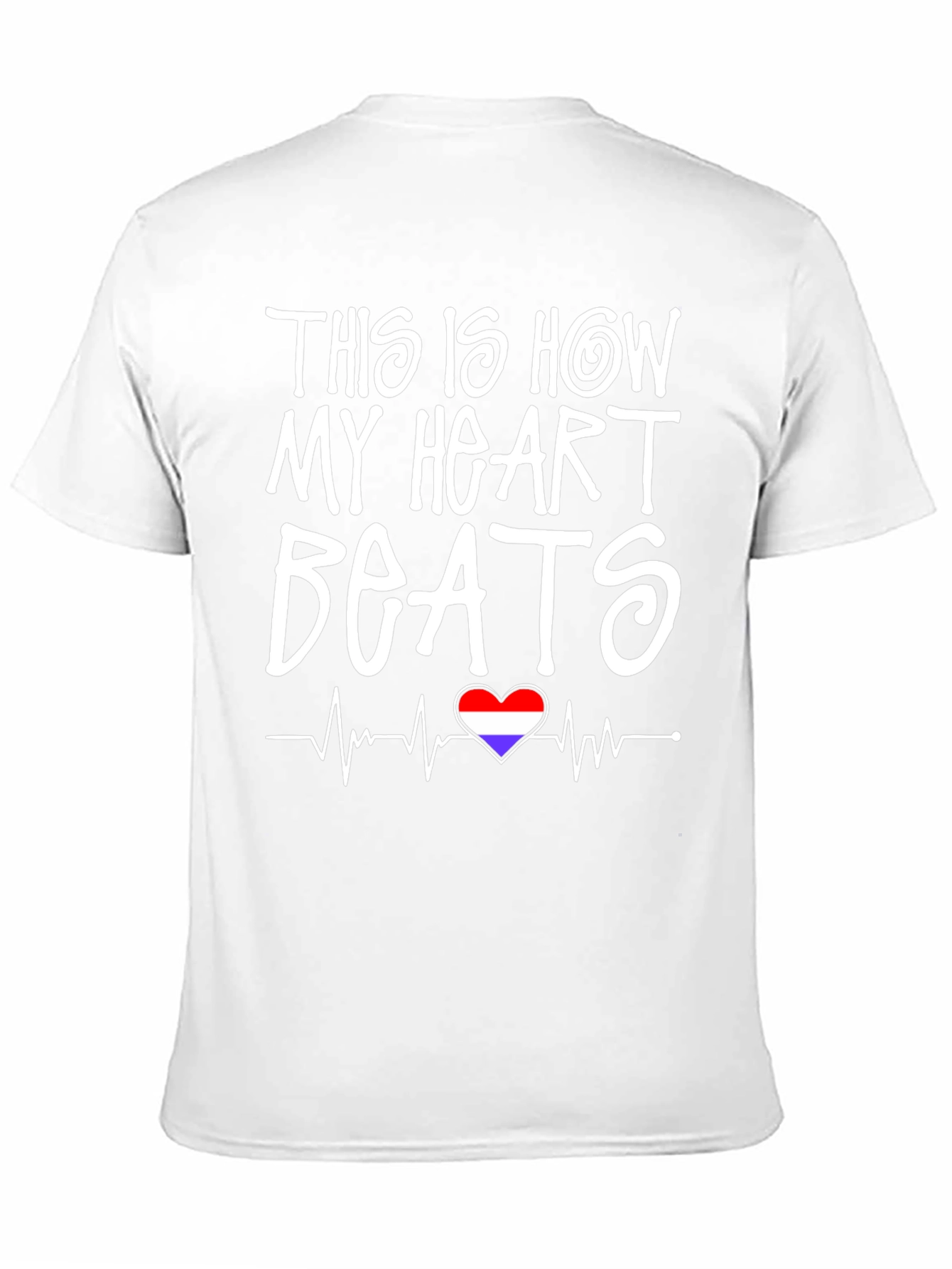 Heartbeat Pride Flag Heart Graphic Tee