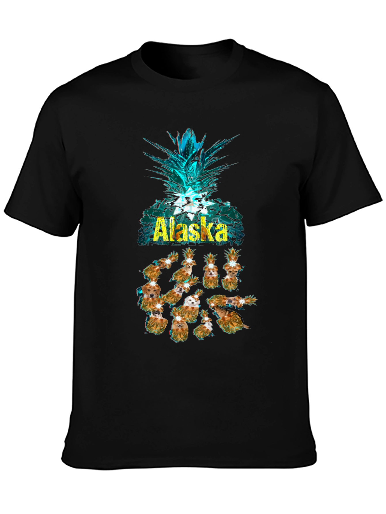Alaska Pineapple Dog T-Shirt