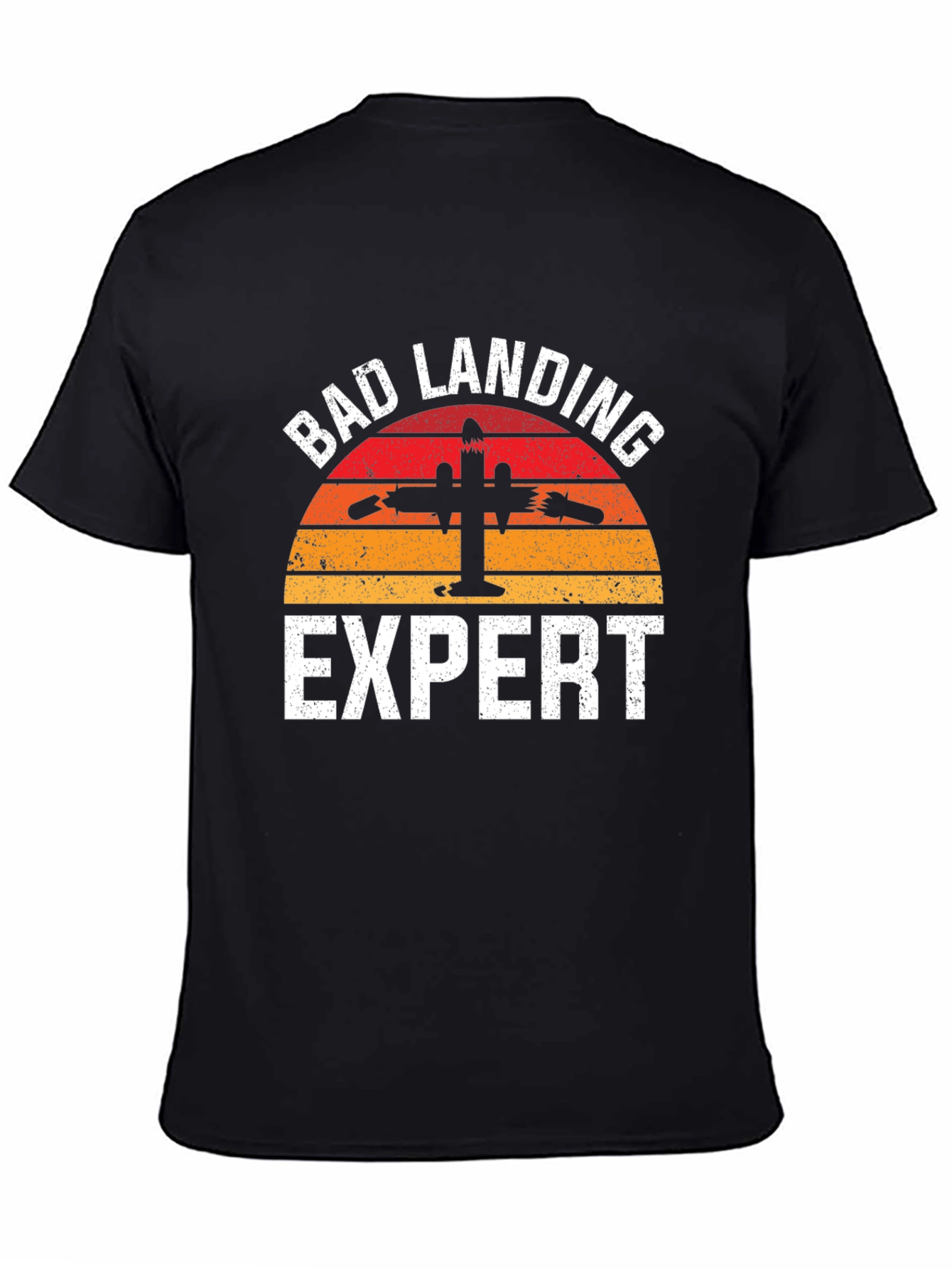 Bad Landing Expert T-Shirt - Funny Pilot Gift Tee