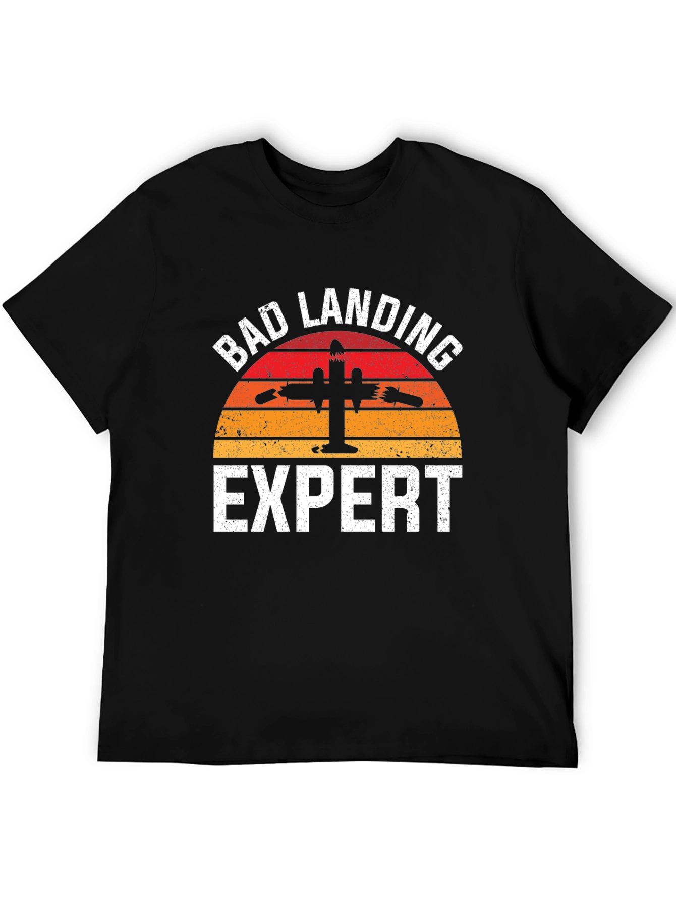 Bad Landing Expert T-Shirt - Funny Pilot Gift Tee
