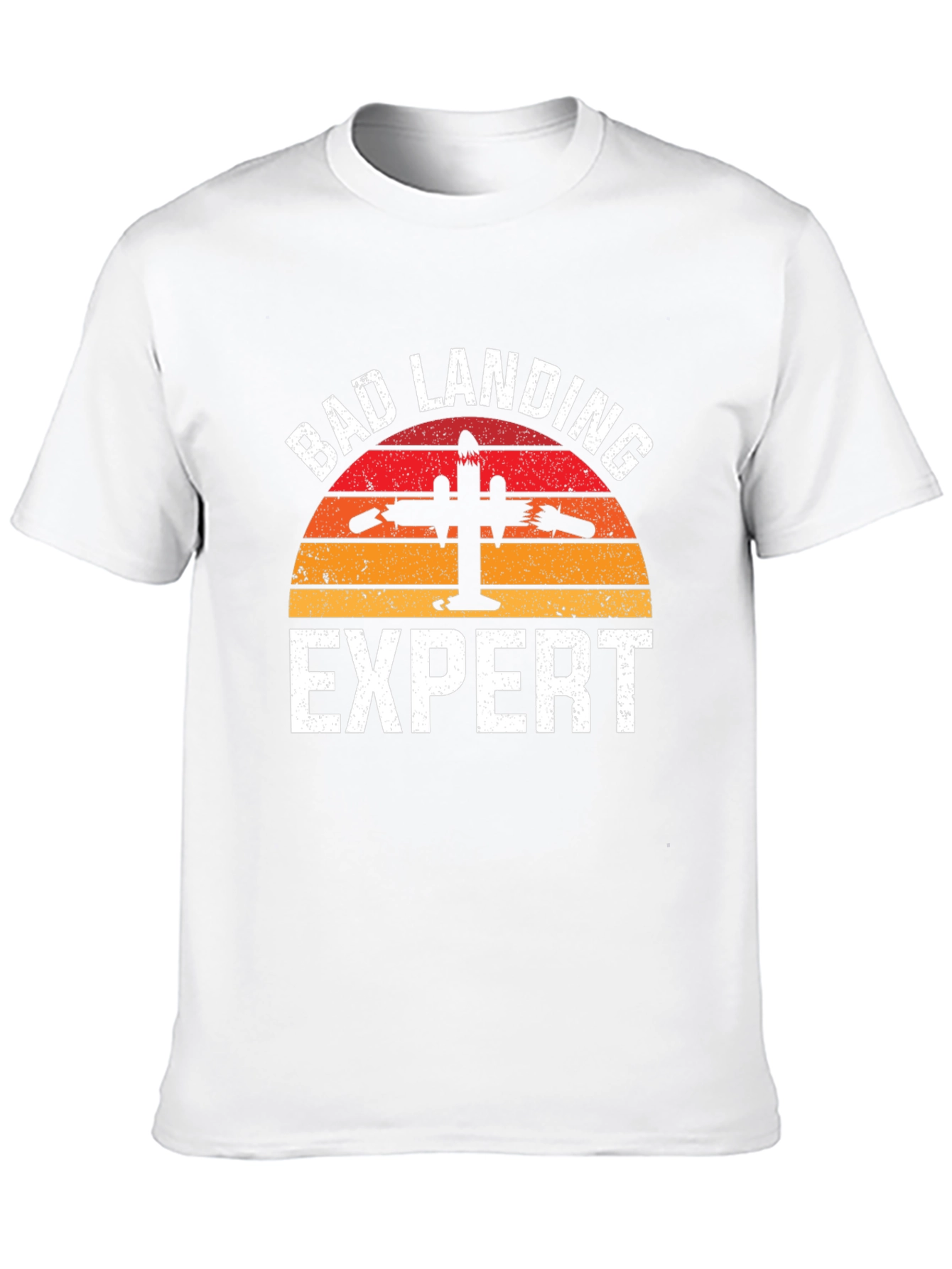 Bad Landing Expert T-Shirt - Funny Pilot Gift Tee