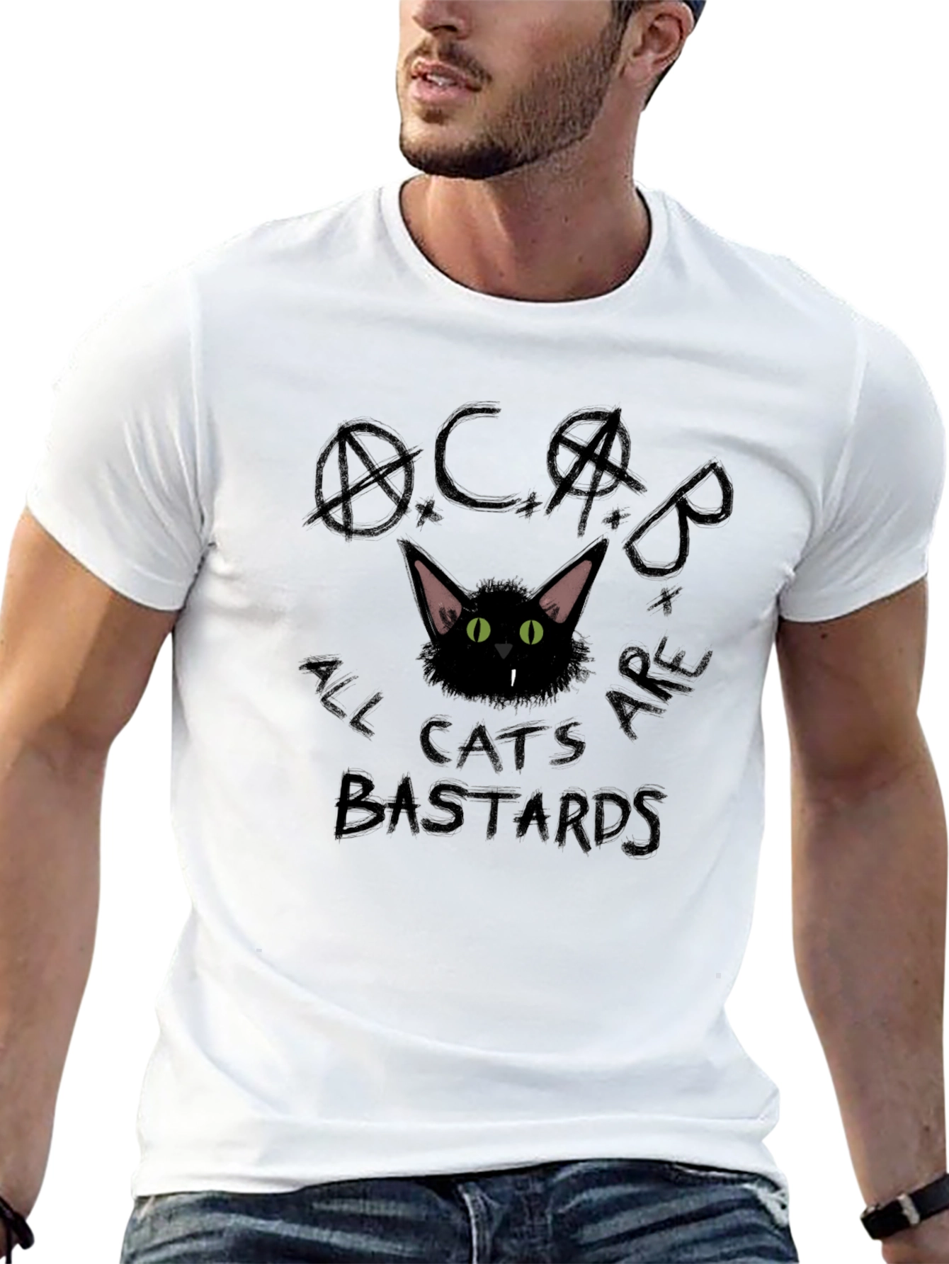 ACAB All Cats Are Bastards Black T-Shirt