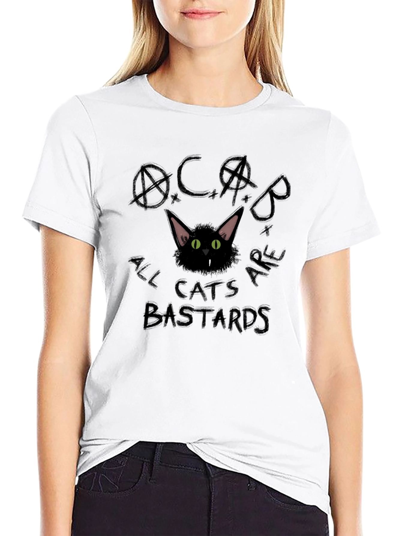 ACAB All Cats Are Bastards Black T-Shirt