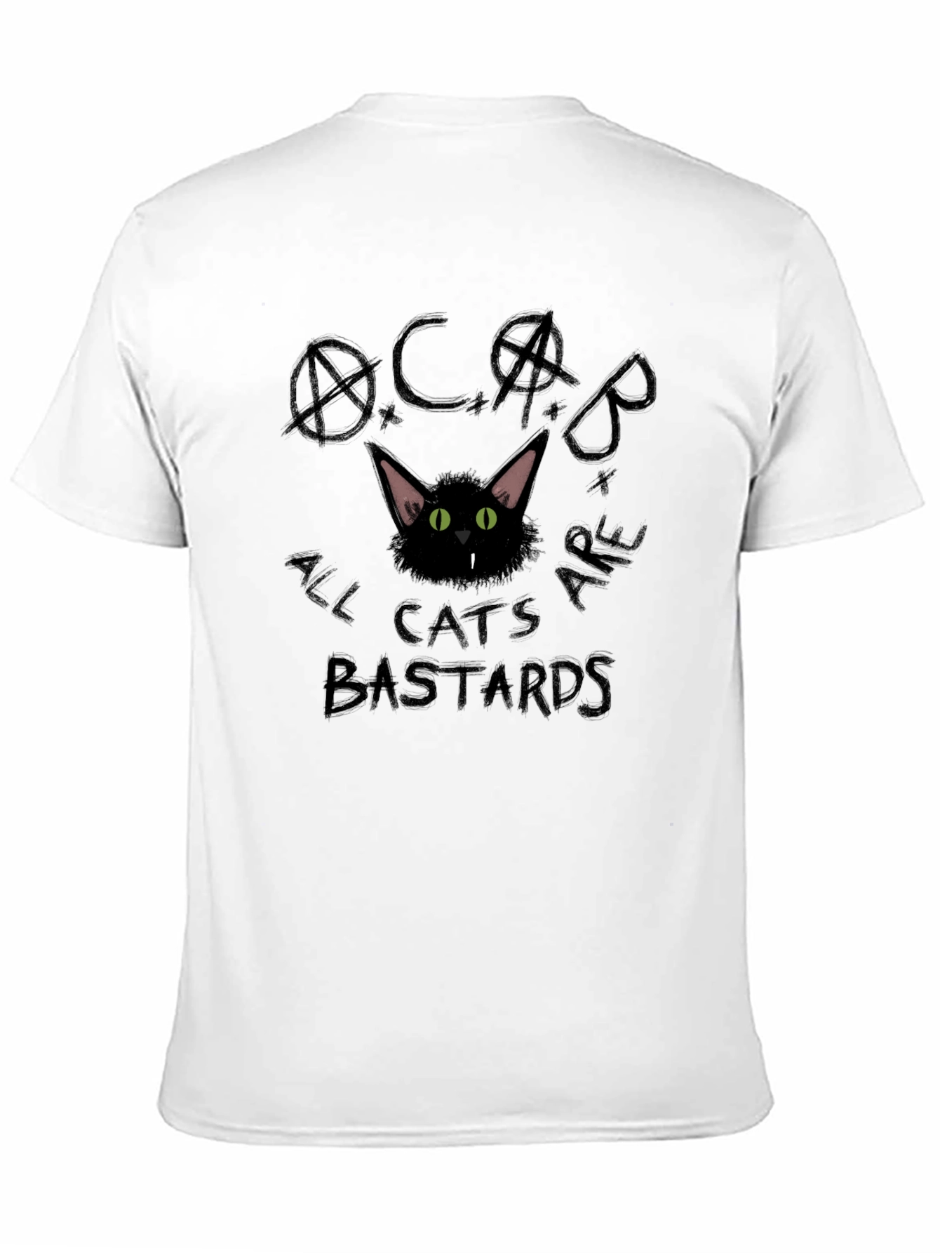 ACAB All Cats Are Bastards Black T-Shirt
