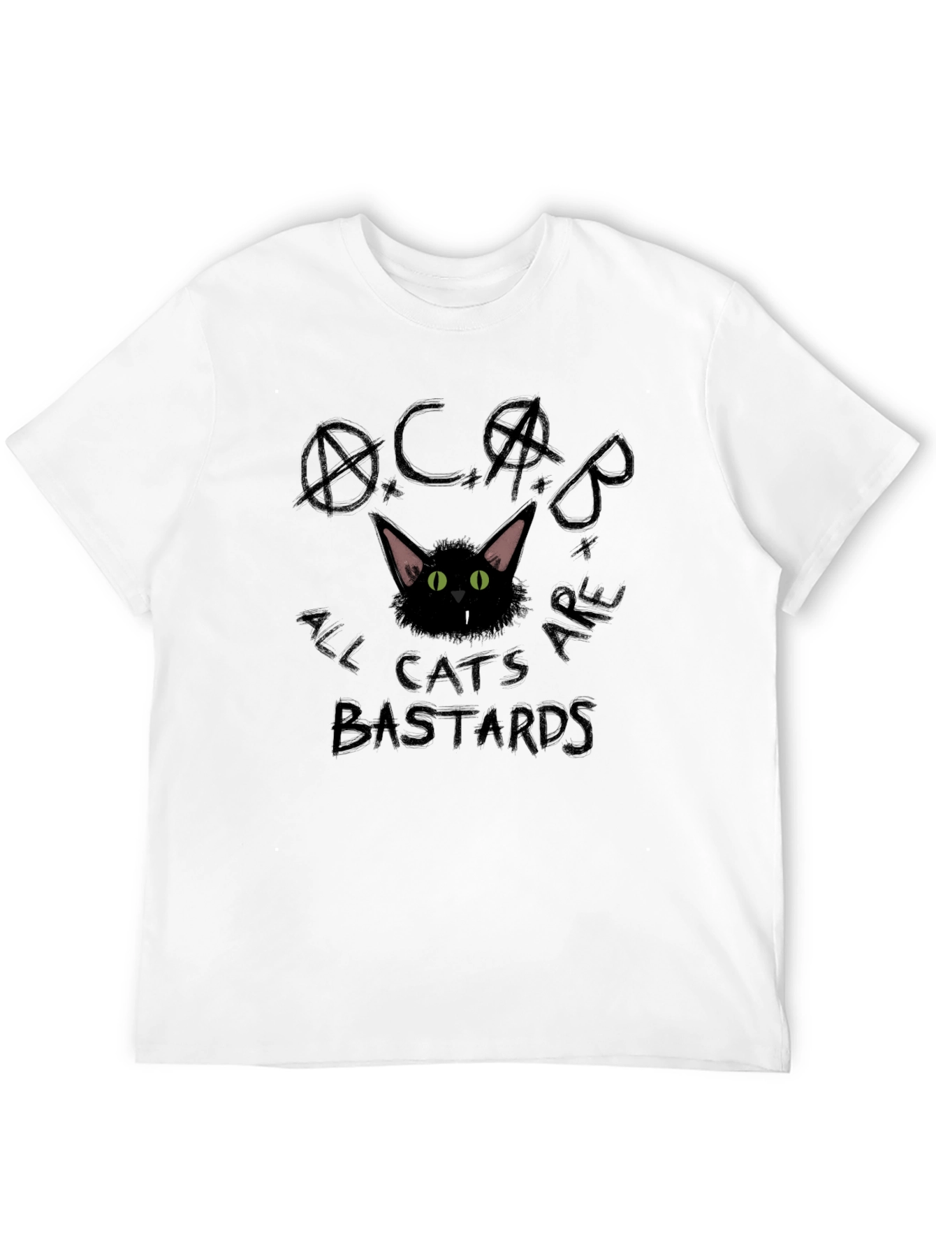 ACAB All Cats Are Bastards Black T-Shirt