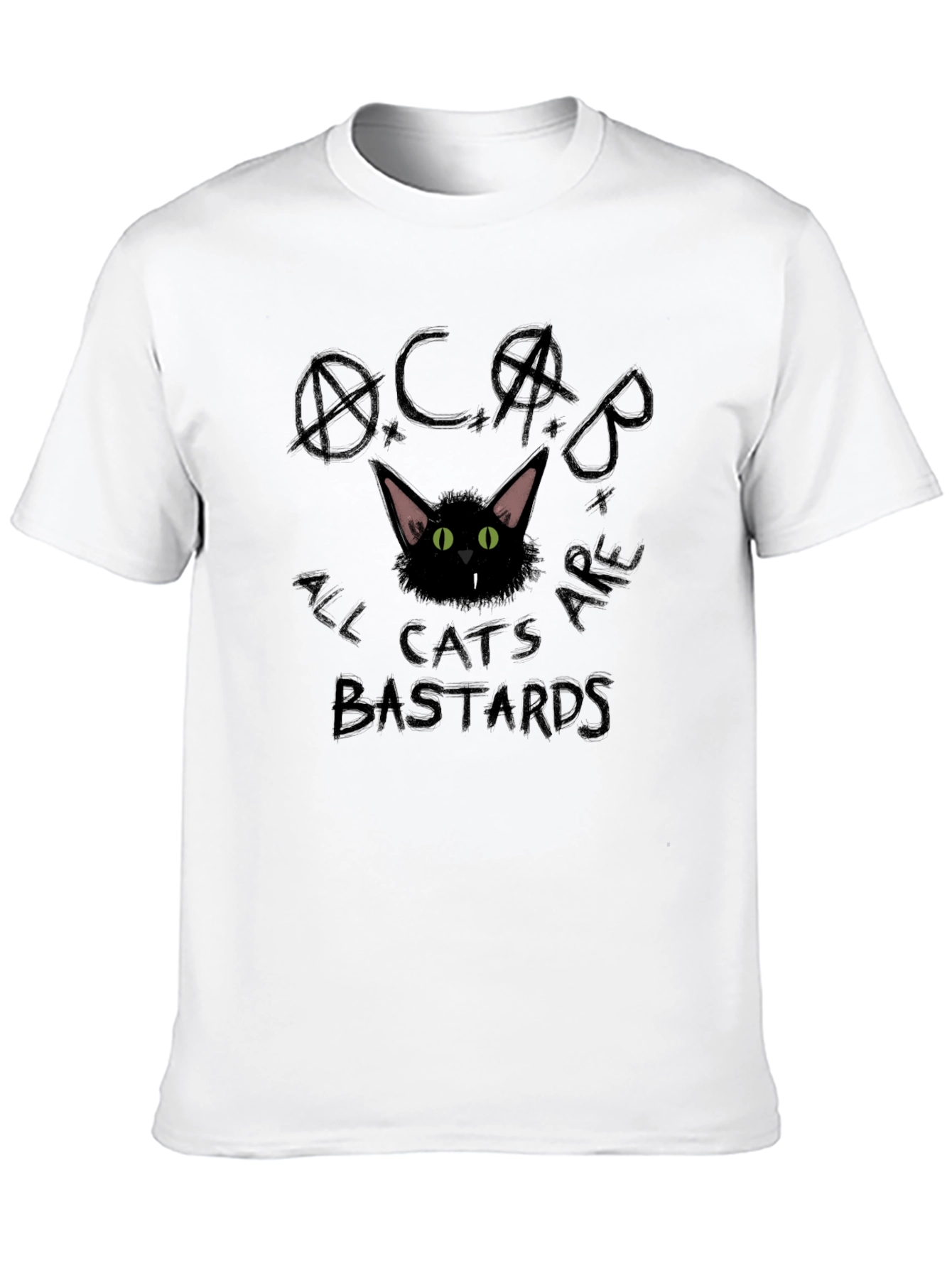 ACAB All Cats Are Bastards Black T-Shirt
