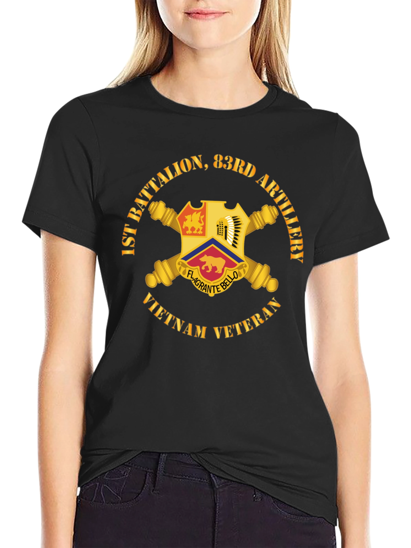 1st Battalion 83rd Artillery Vietnam Veteran T-Shirt