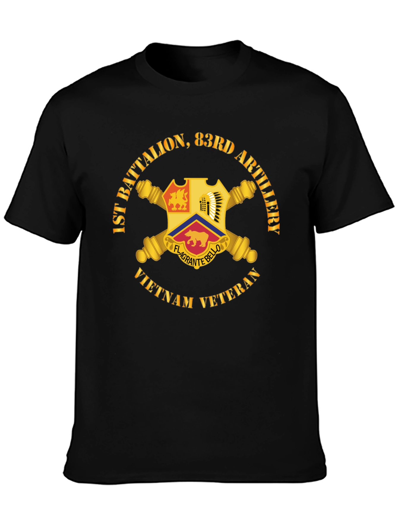 1st Battalion 83rd Artillery Vietnam Veteran T-Shirt