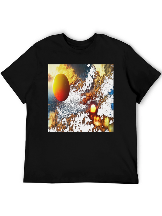 Abstract Sunset Graphic T-Shirt
