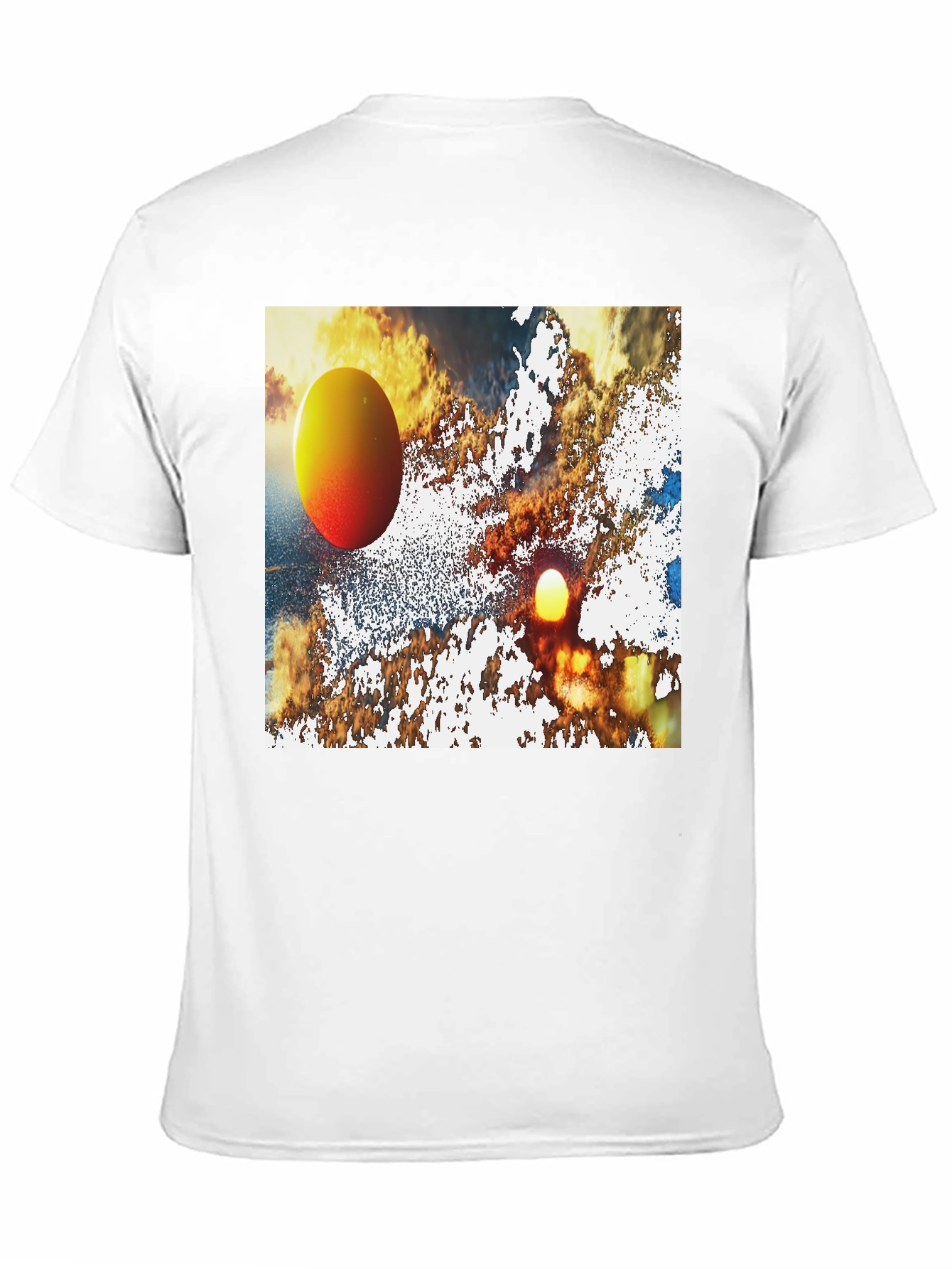 Abstract Sunset Graphic T-Shirt