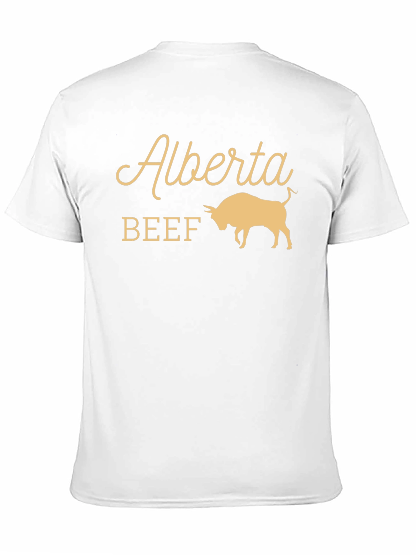 Alberta Beef Graphic Tee - Black Cotton T-Shirt