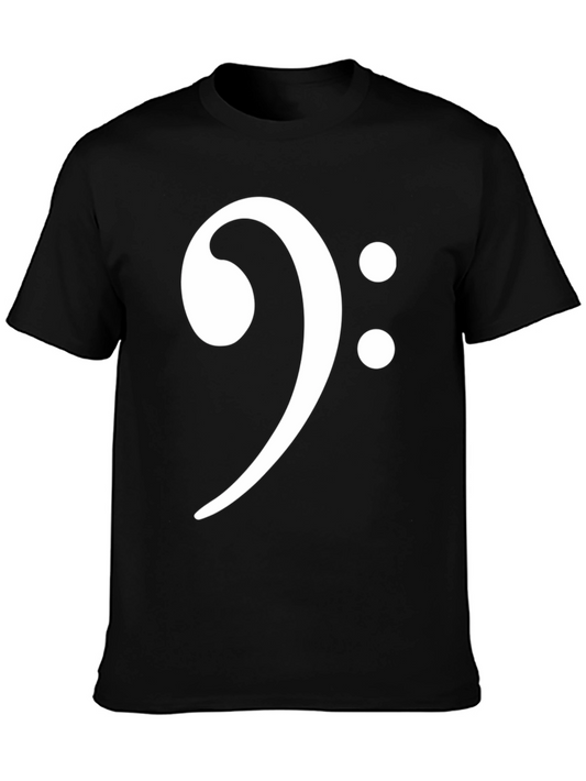 Bass Clef T-Shirt - Music Lover Tee