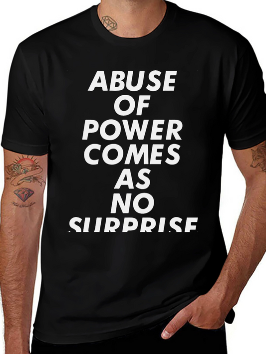 Abuse of Power Graphic Tee - Black