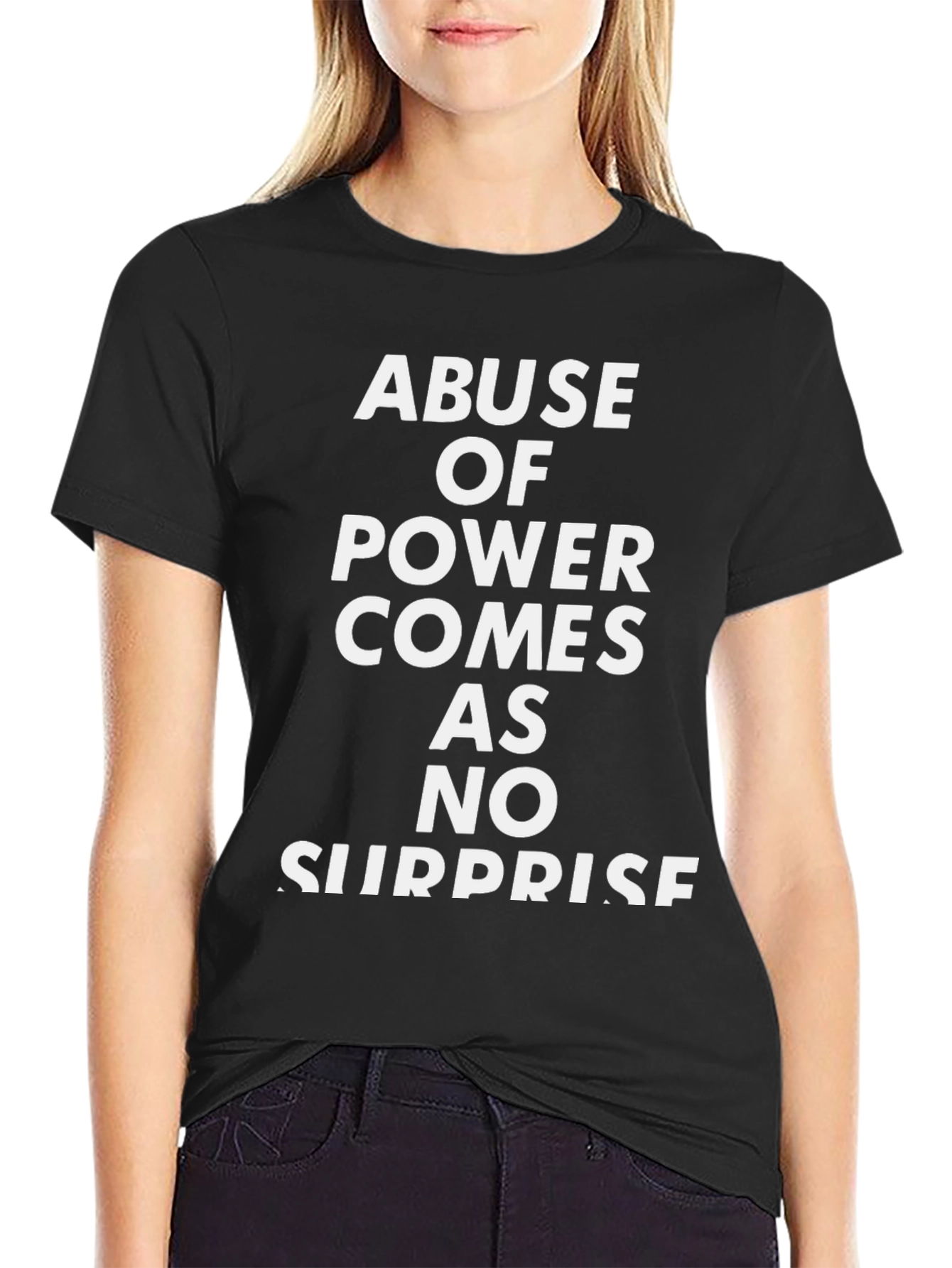 Abuse of Power Graphic Tee - Black