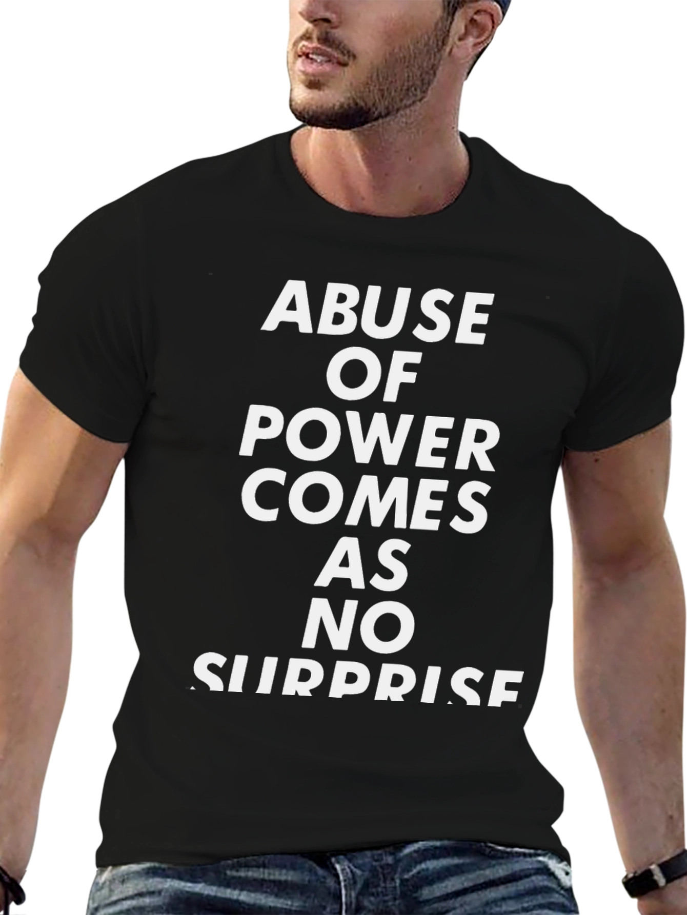 Abuse of Power Graphic Tee - Black