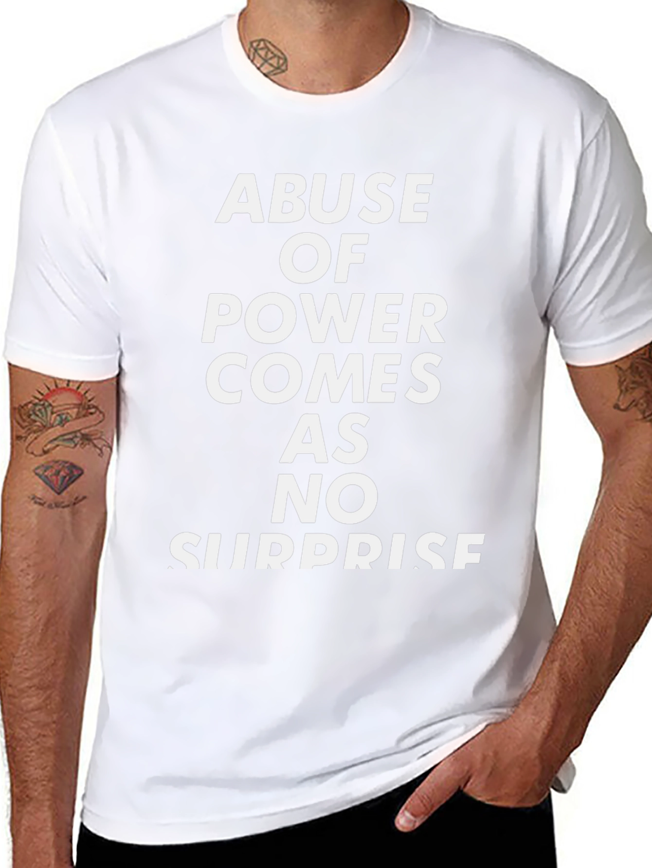 Abuse of Power Graphic Tee - Black