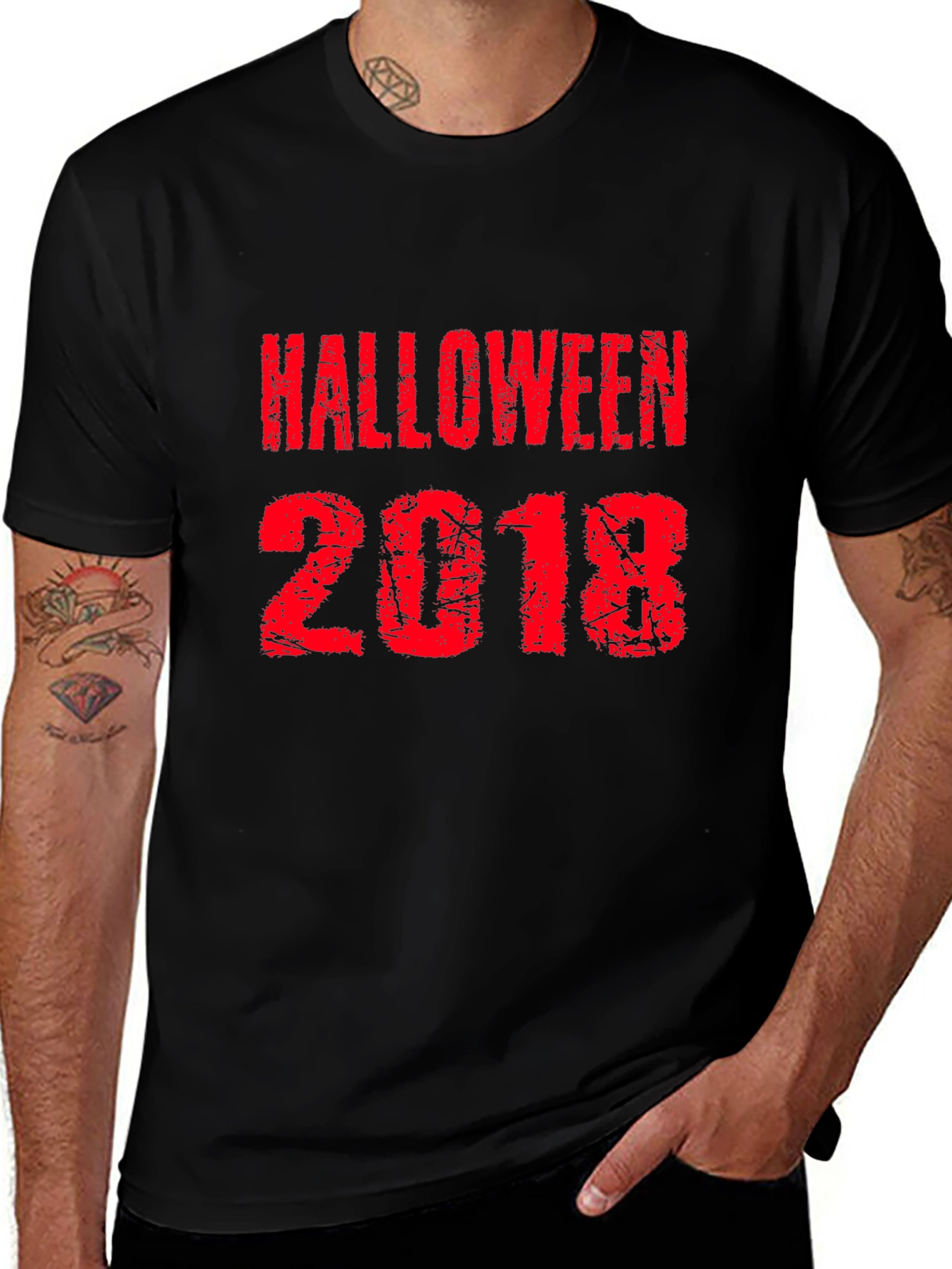 Halloween 2018 Graphic T-Shirt - Mens Black Tee