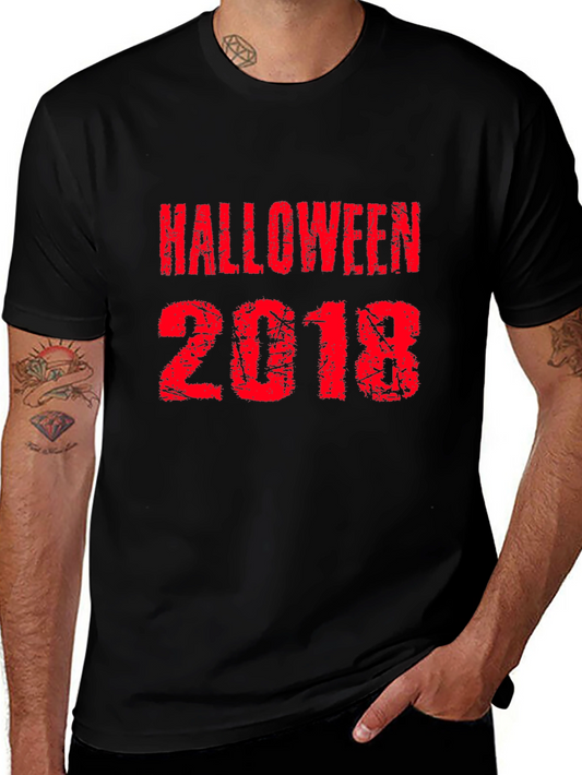 Halloween 2018 Graphic T-Shirt - Mens Black Tee