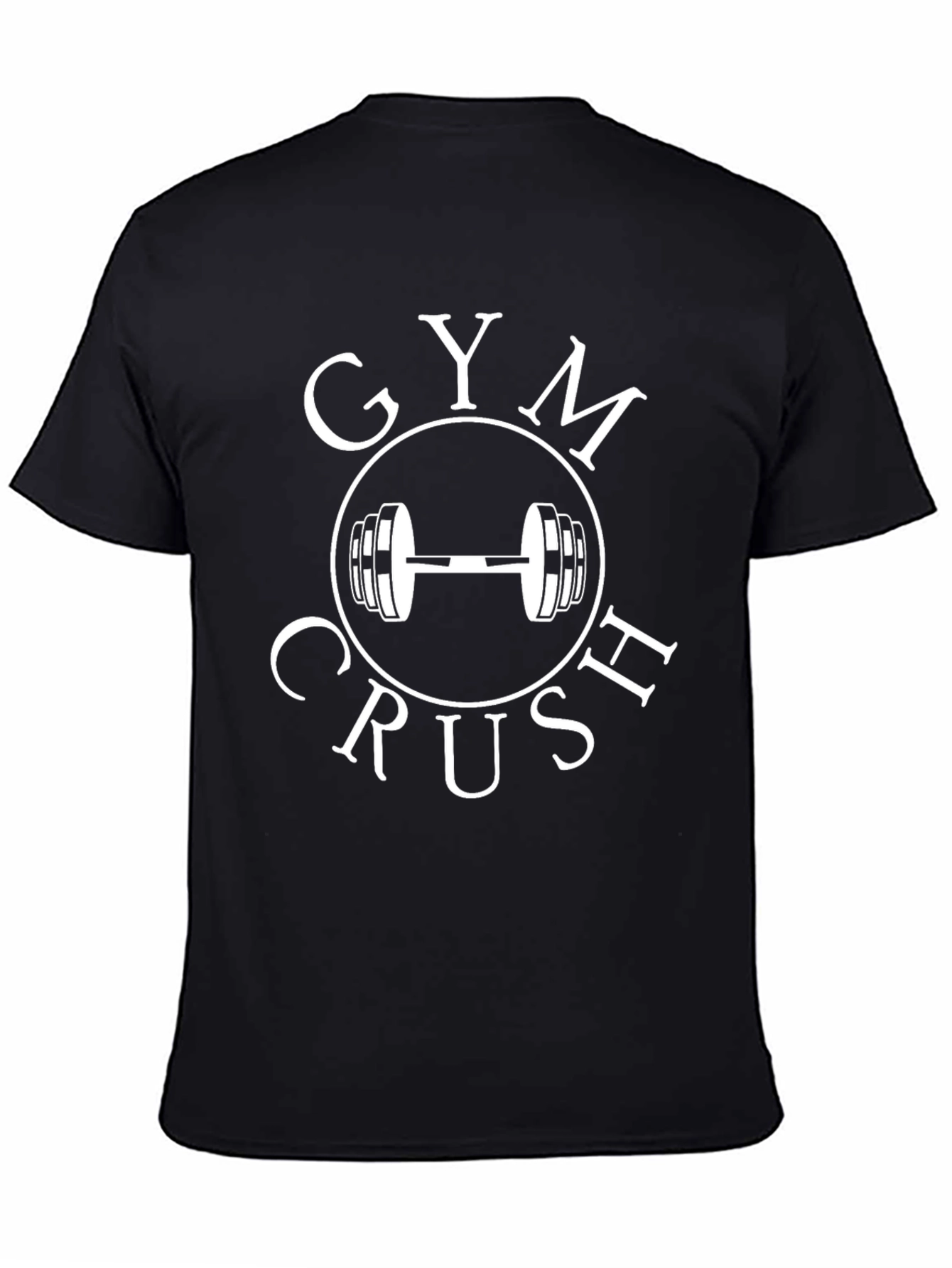 Gym Crush Black T-Shirt: Workout Motivation
