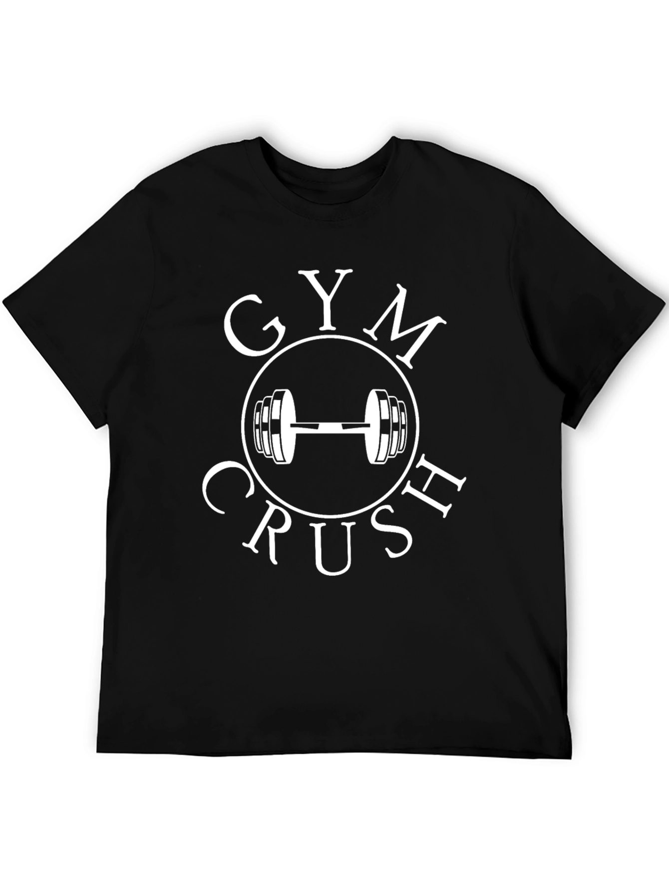 Gym Crush Black T-Shirt: Workout Motivation