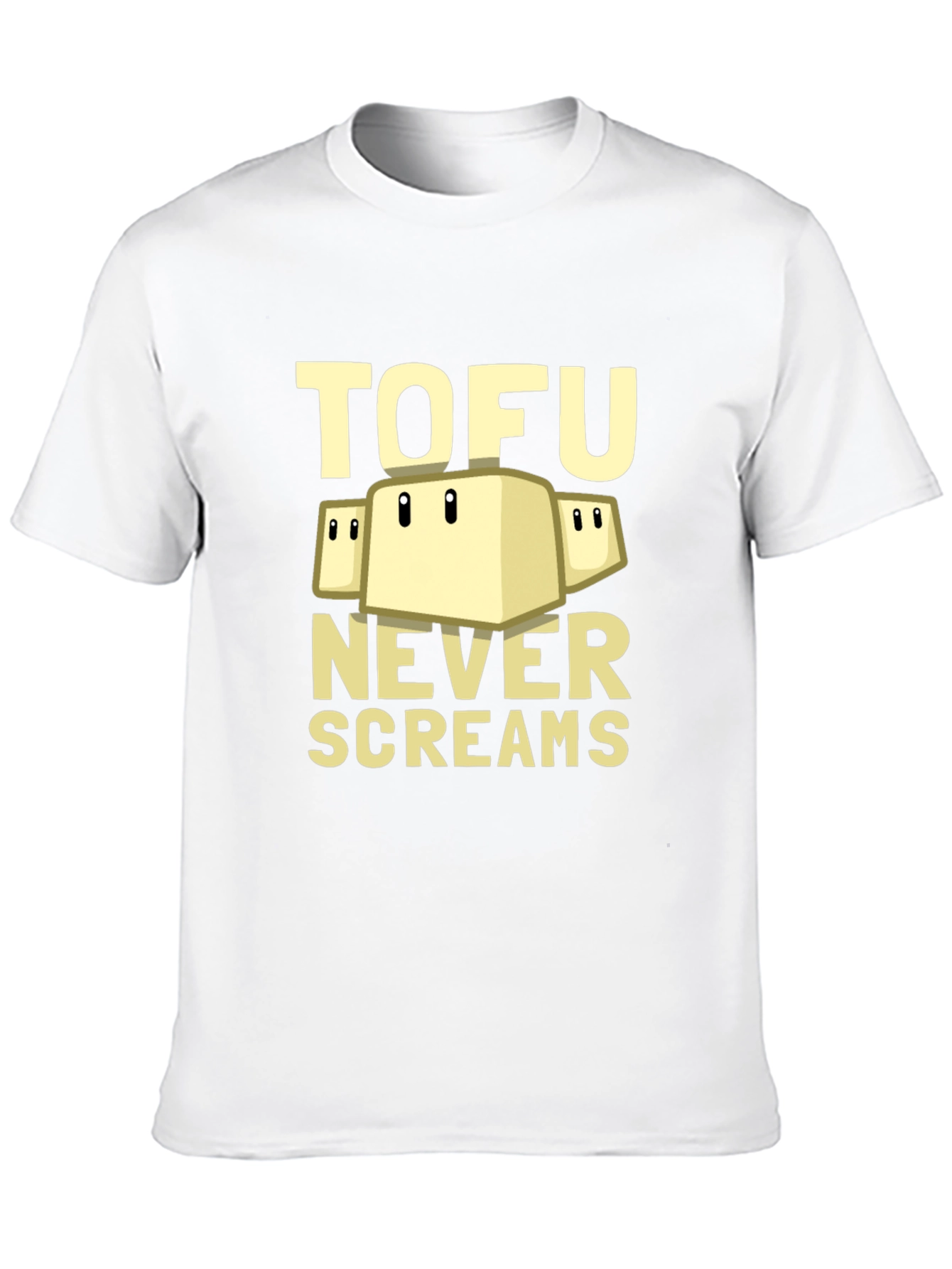 Tofu Never Screams Graphic Tee - Soft & Stylish