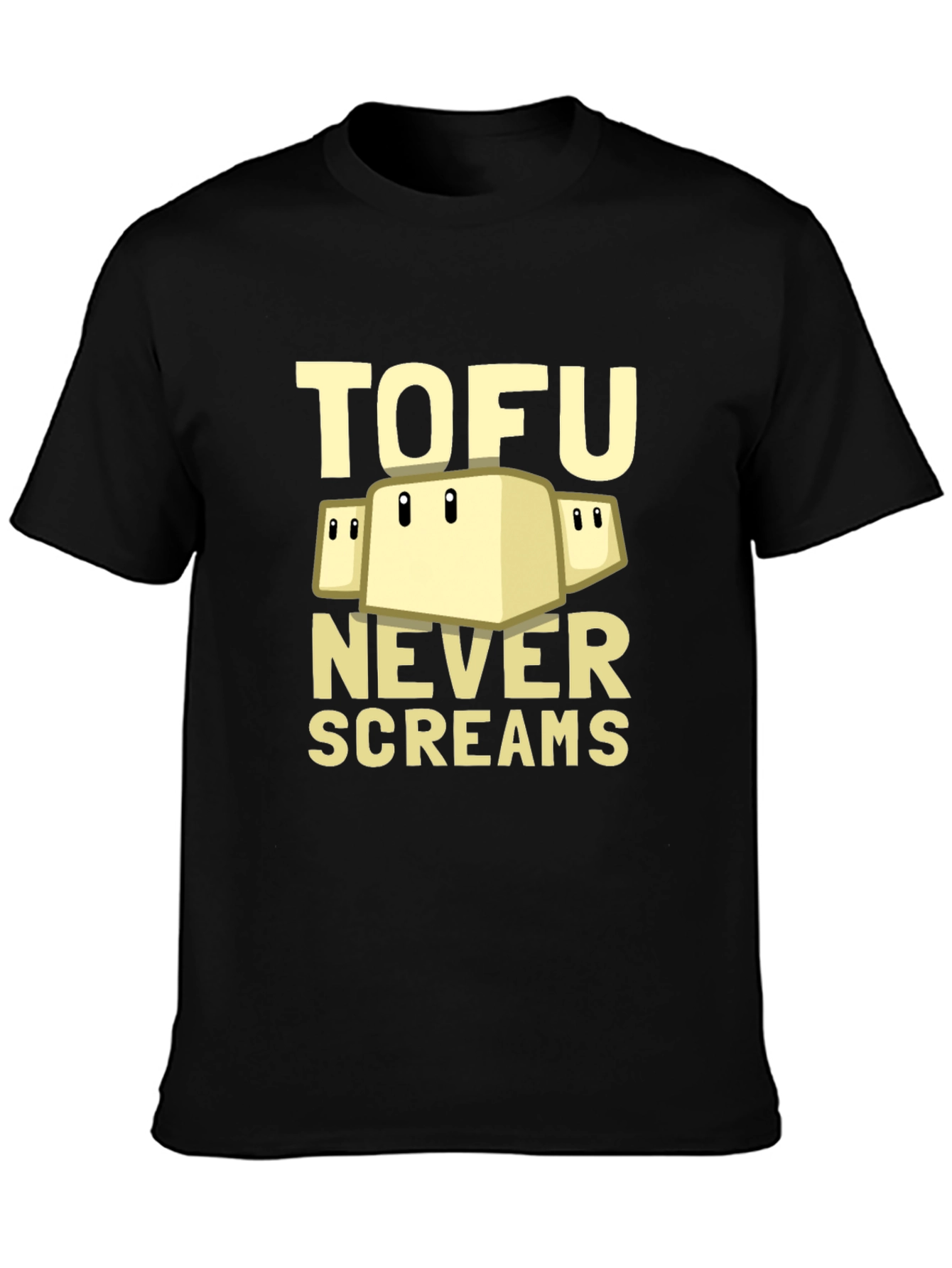 Tofu Never Screams Graphic Tee - Soft & Stylish
