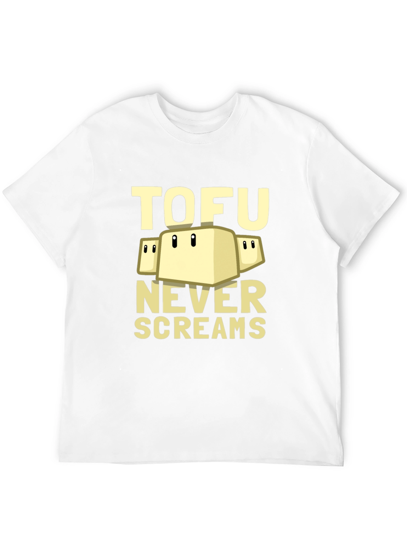 Tofu Never Screams Graphic Tee - Soft & Stylish