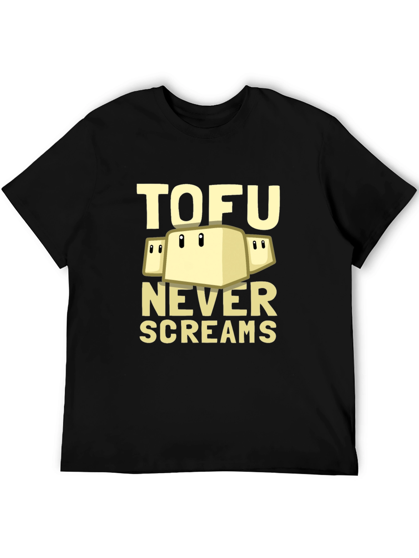 Tofu Never Screams Graphic Tee - Soft & Stylish