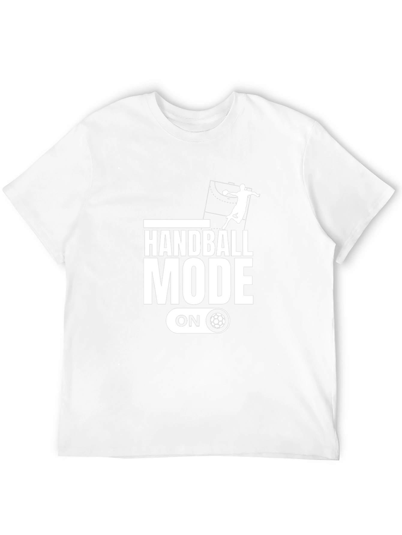 Handball Mode On Black Graphic Tee