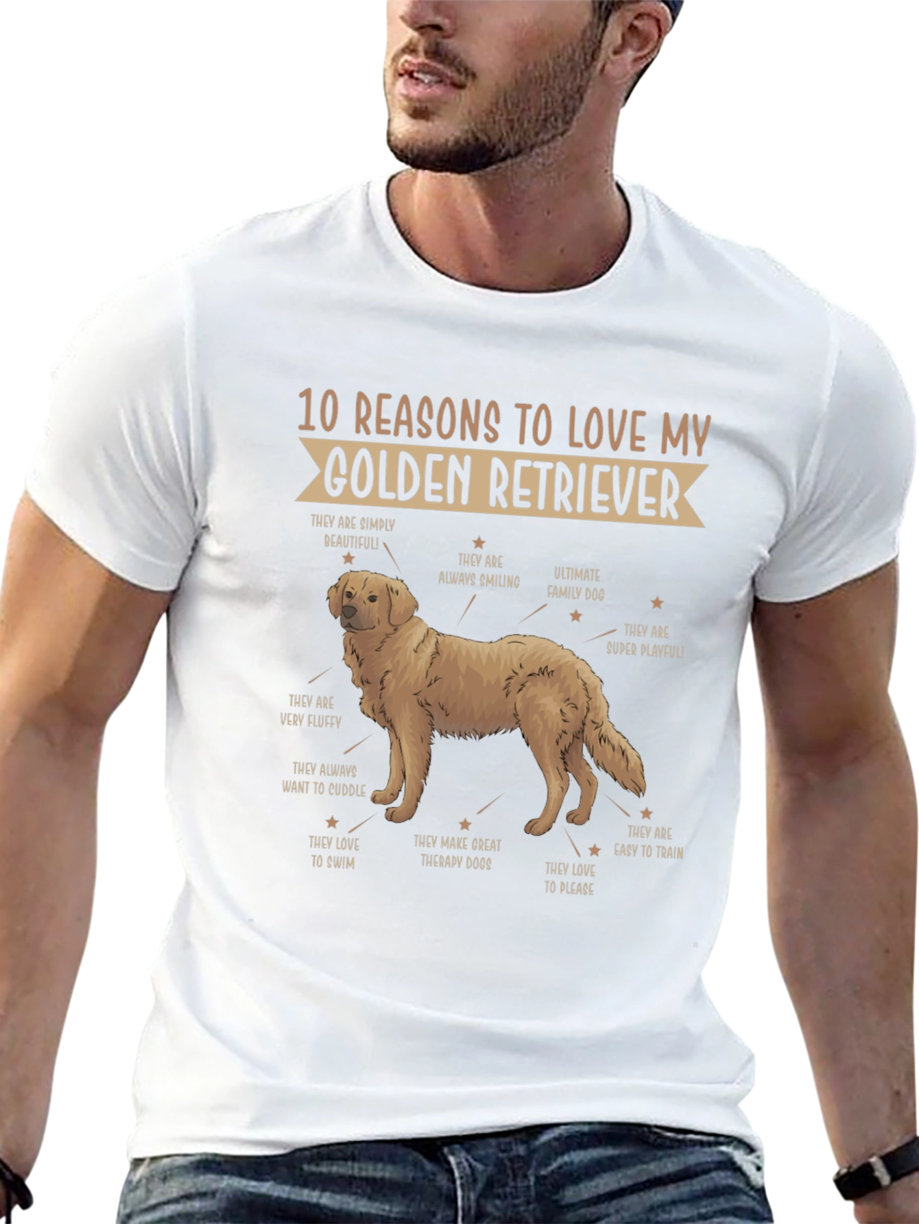 Golden Retriever Reasons T-Shirt