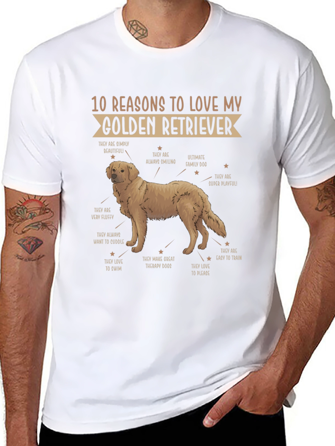 Golden Retriever Reasons T-Shirt