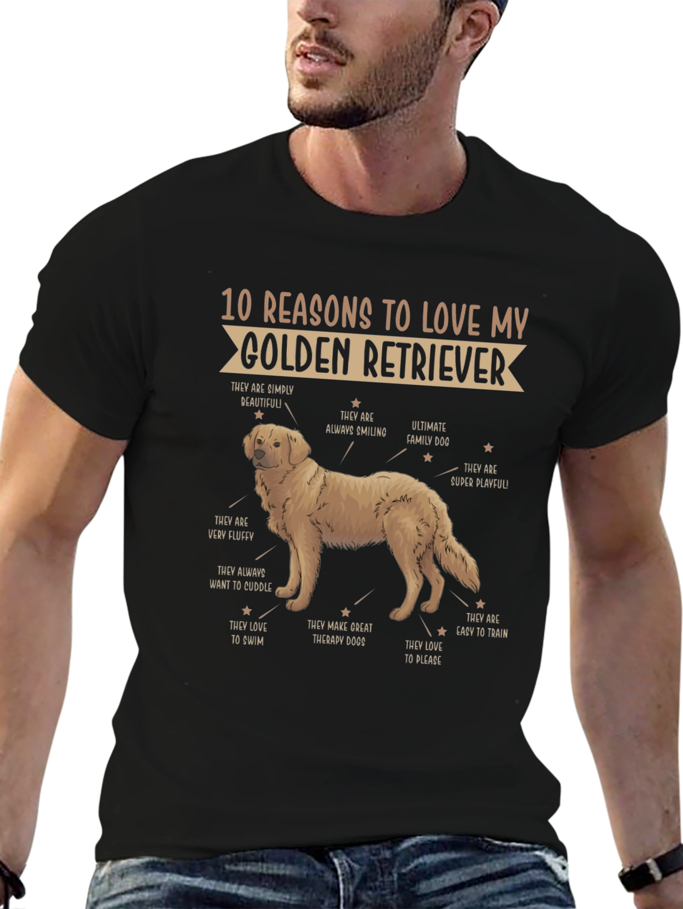 Golden Retriever Reasons T-Shirt