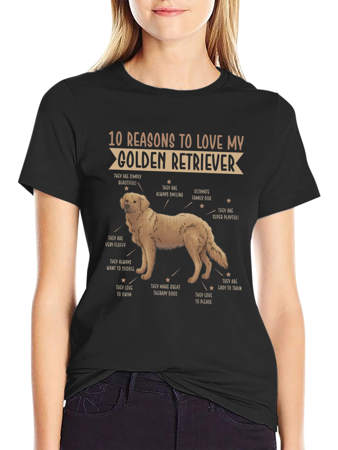 Golden Retriever Reasons T-Shirt