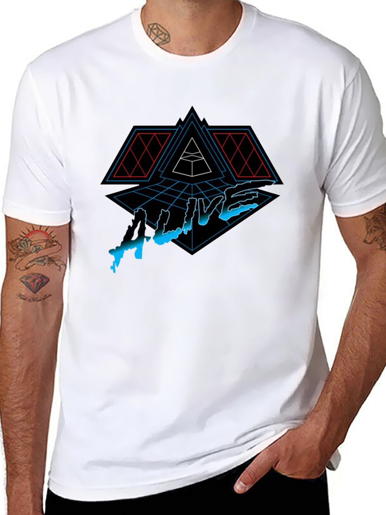 Alive Graphic T-Shirt - Black