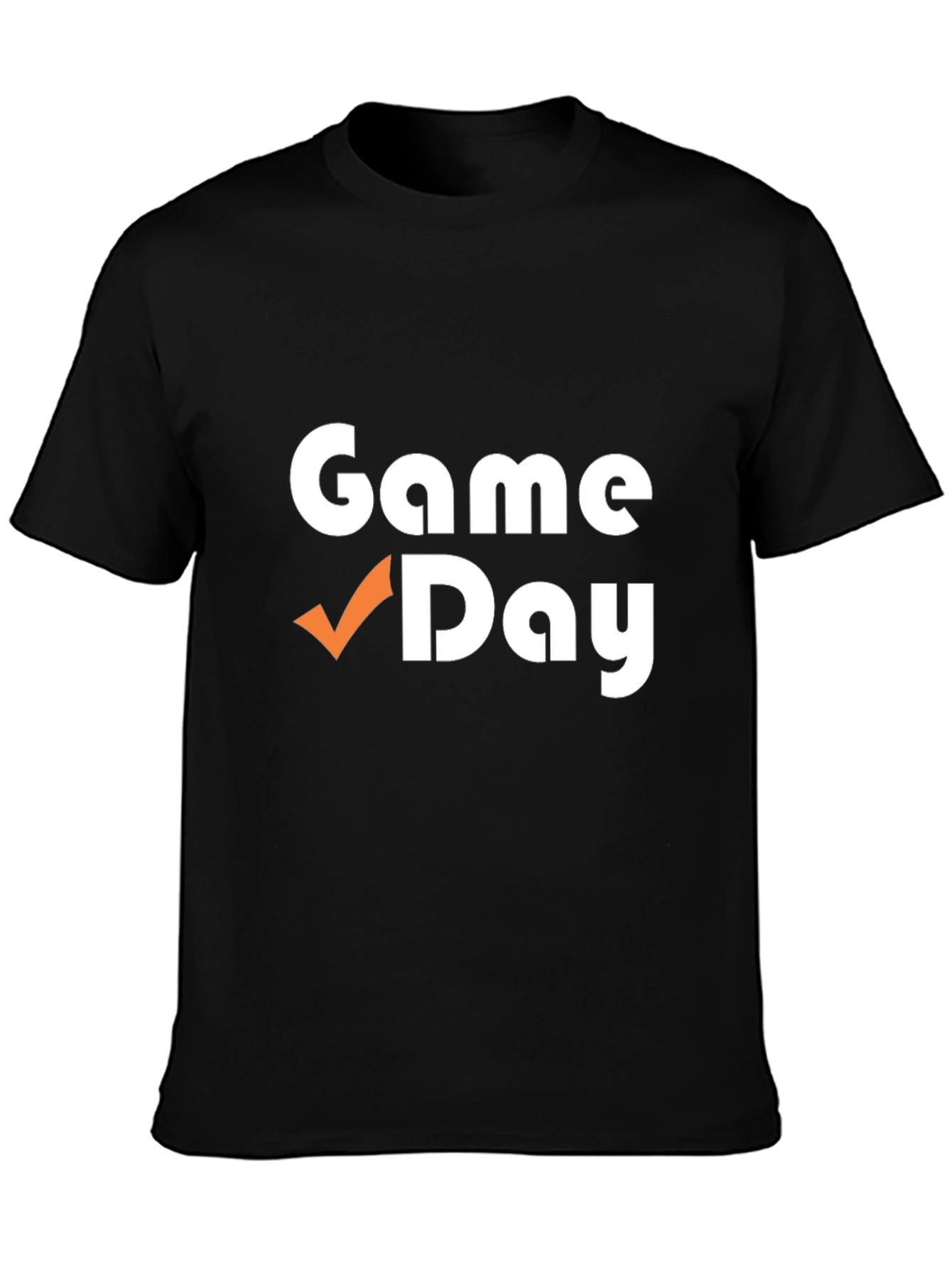 Game Day T-Shirt - Black Cotton Blend