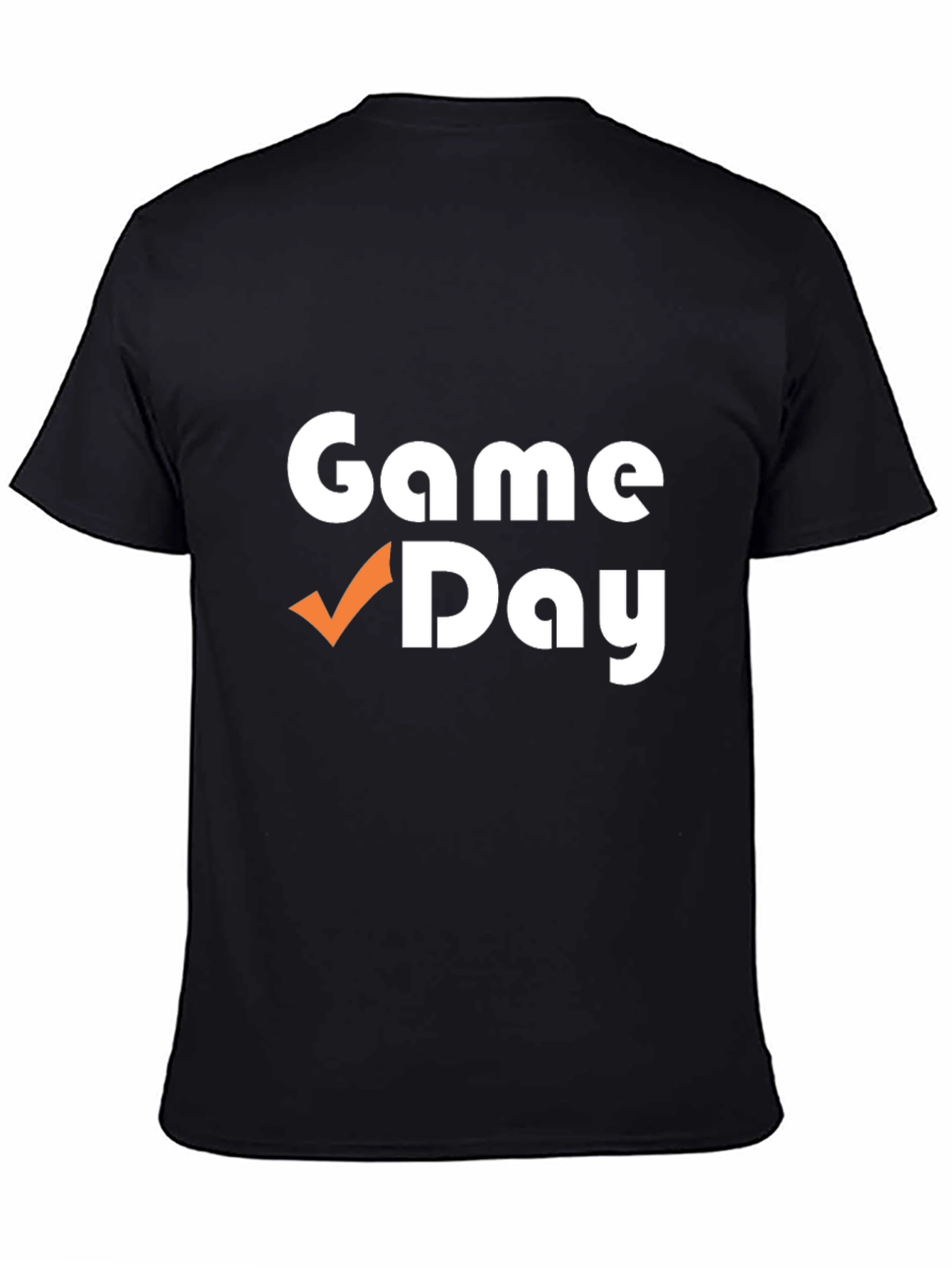 Game Day T-Shirt - Black Cotton Blend