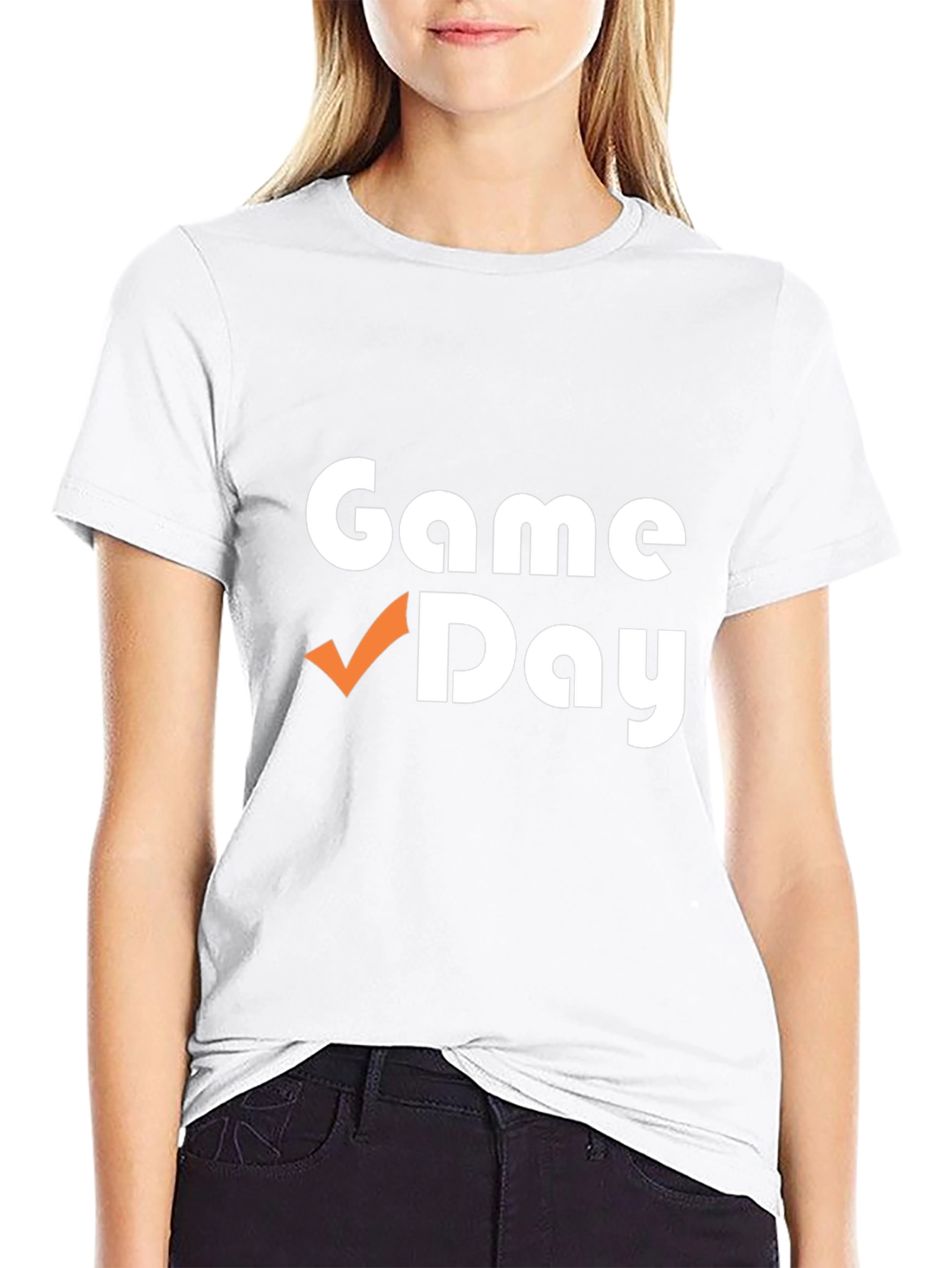 Game Day T-Shirt - Black Cotton Blend
