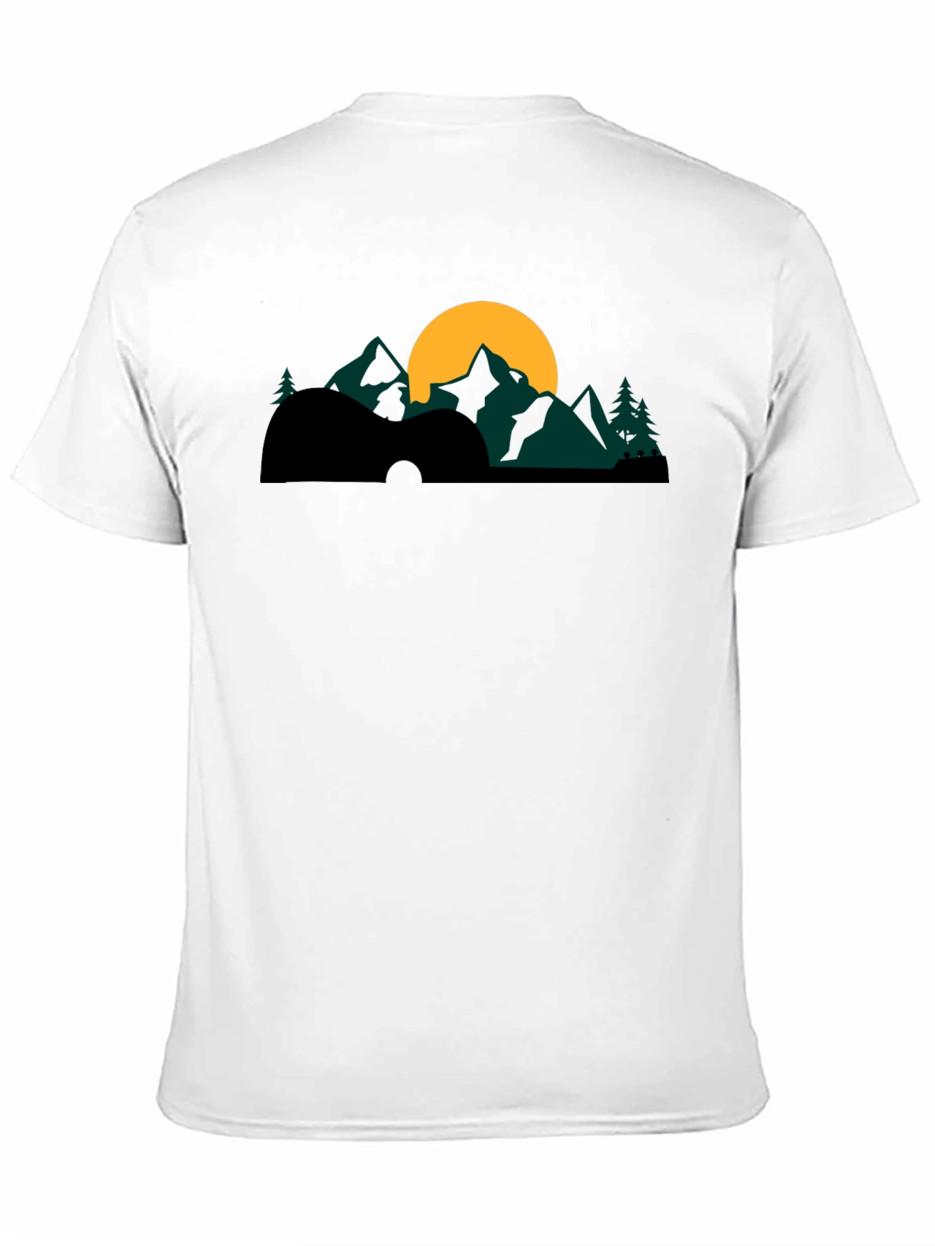 Guitar Mountainscape Graphic Tee