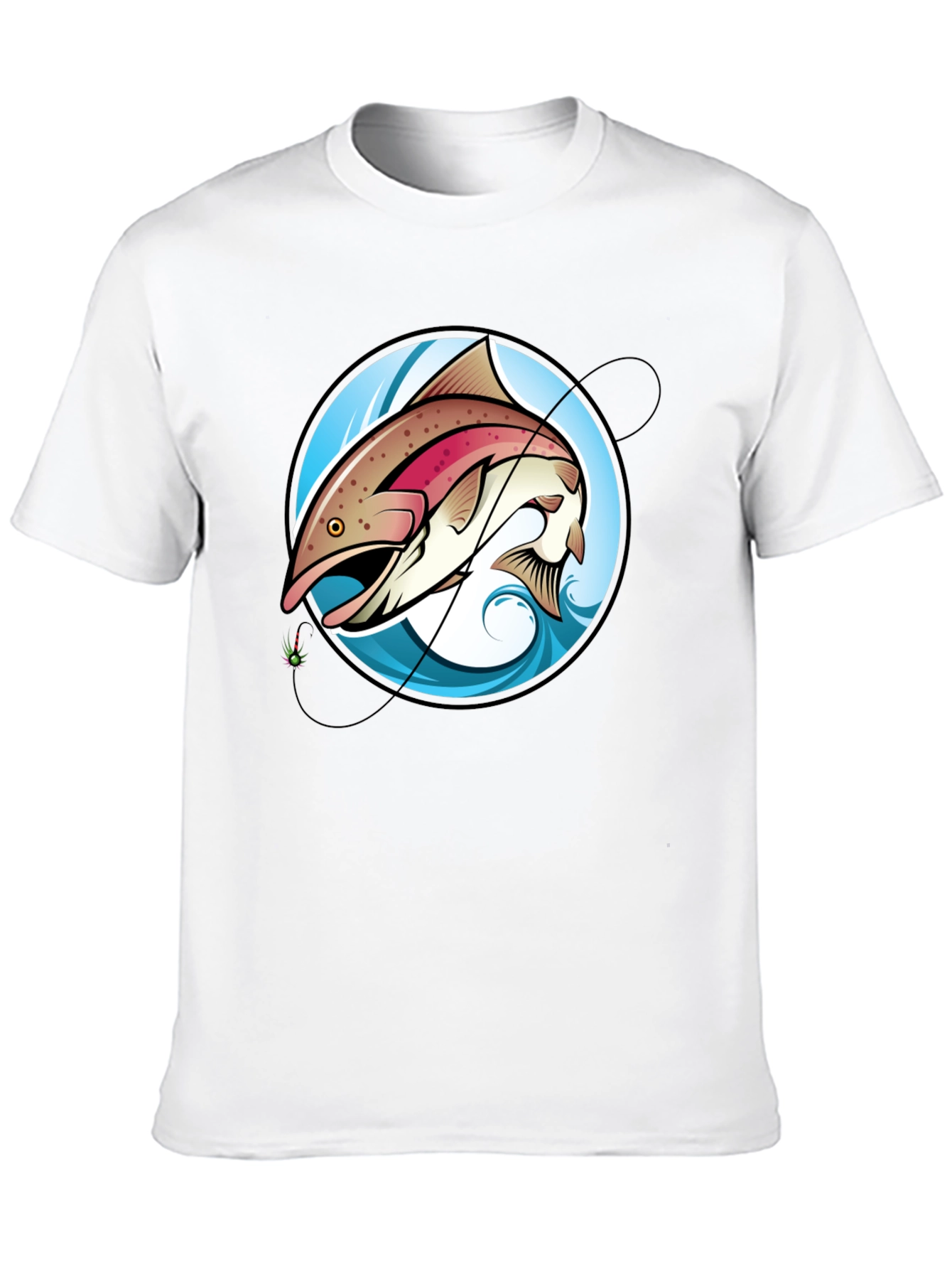 Fishing T-Shirt - Trout Design