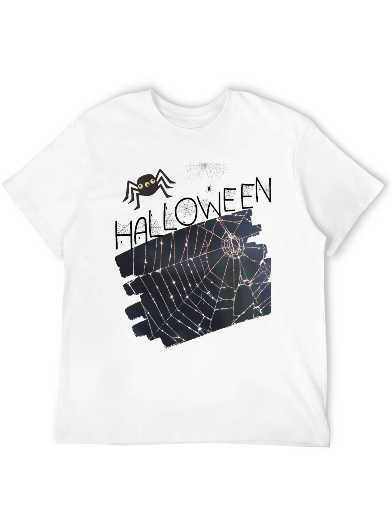 Halloween Spider Web T-Shirt - Spooky Tee