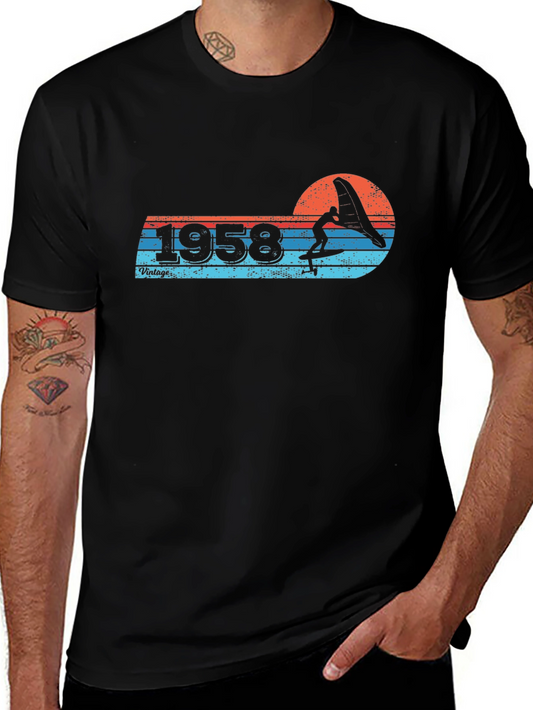 1958 Vintage Surfing T-Shirt