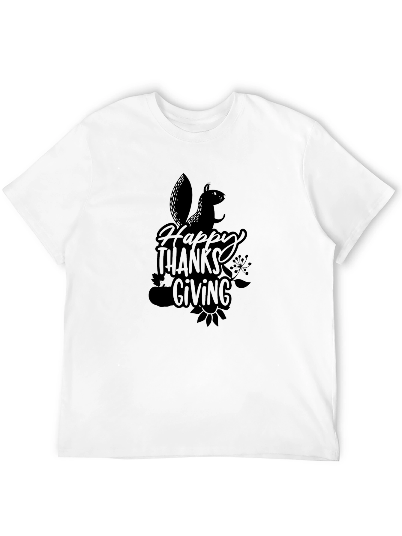 Happy Thanksgiving Squirrel T-Shirt
