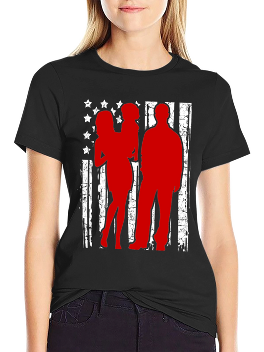 American Family Silhouette T-Shirt