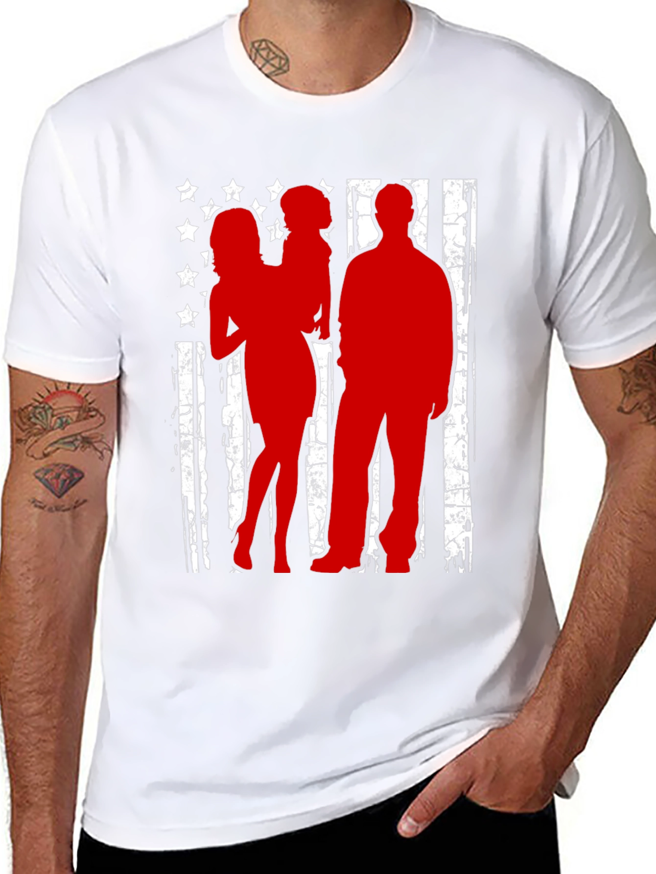 American Family Silhouette T-Shirt