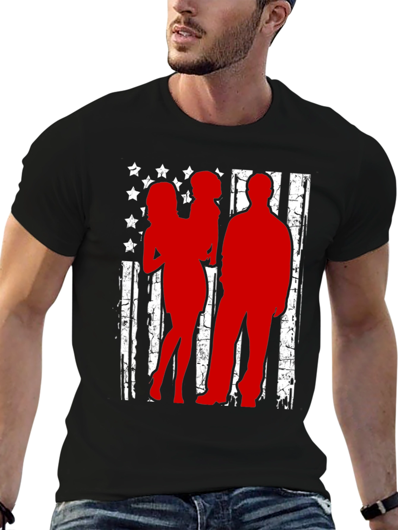 American Family Silhouette T-Shirt