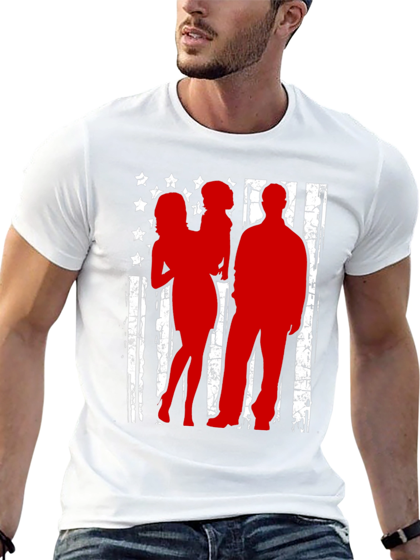 American Family Silhouette T-Shirt