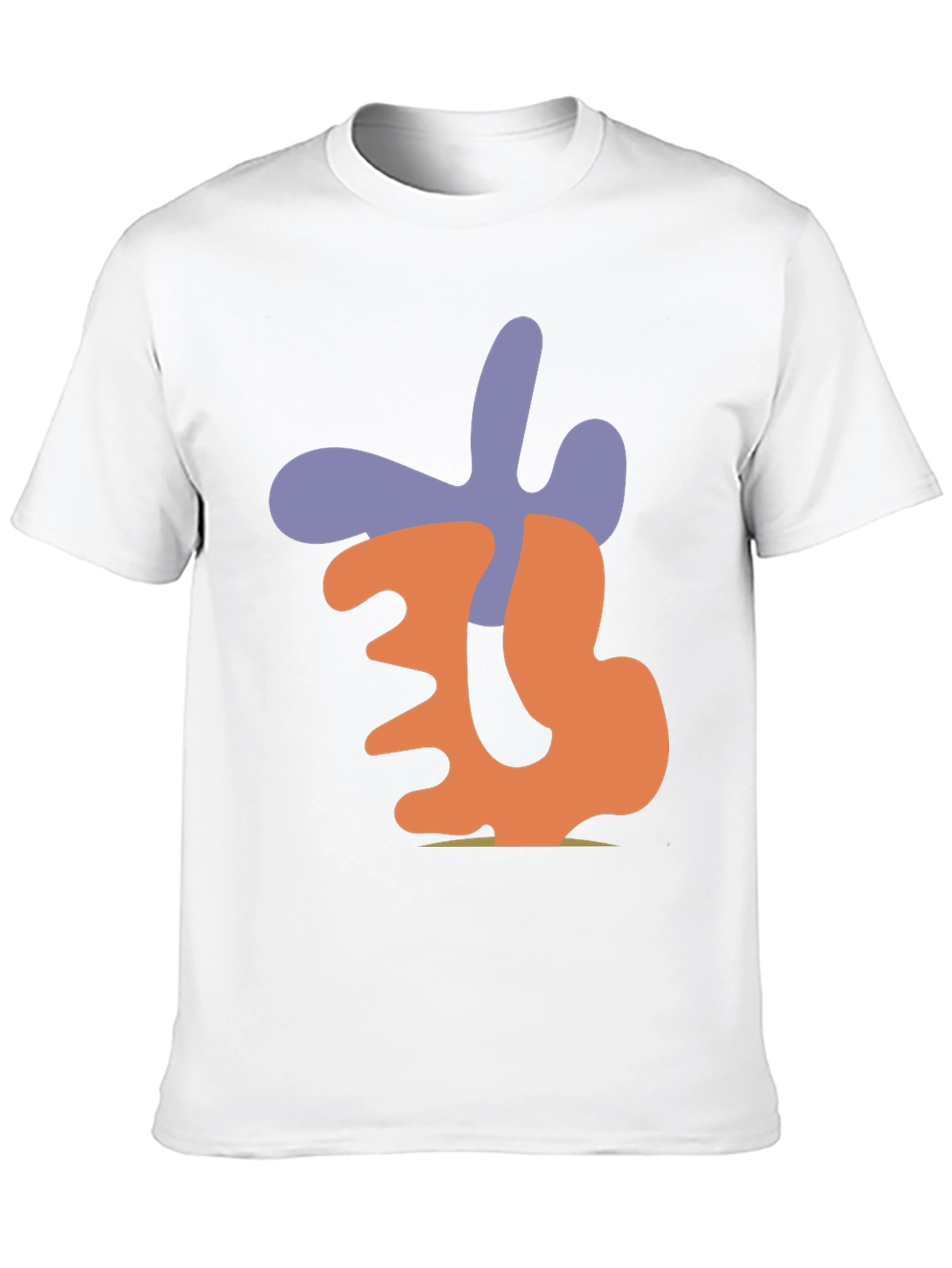 Abstract Graphic Print Black Casual T-Shirt