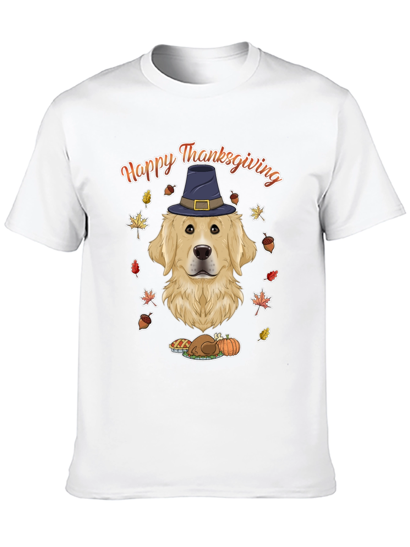 Happy Thanksgiving Dog T-Shirt