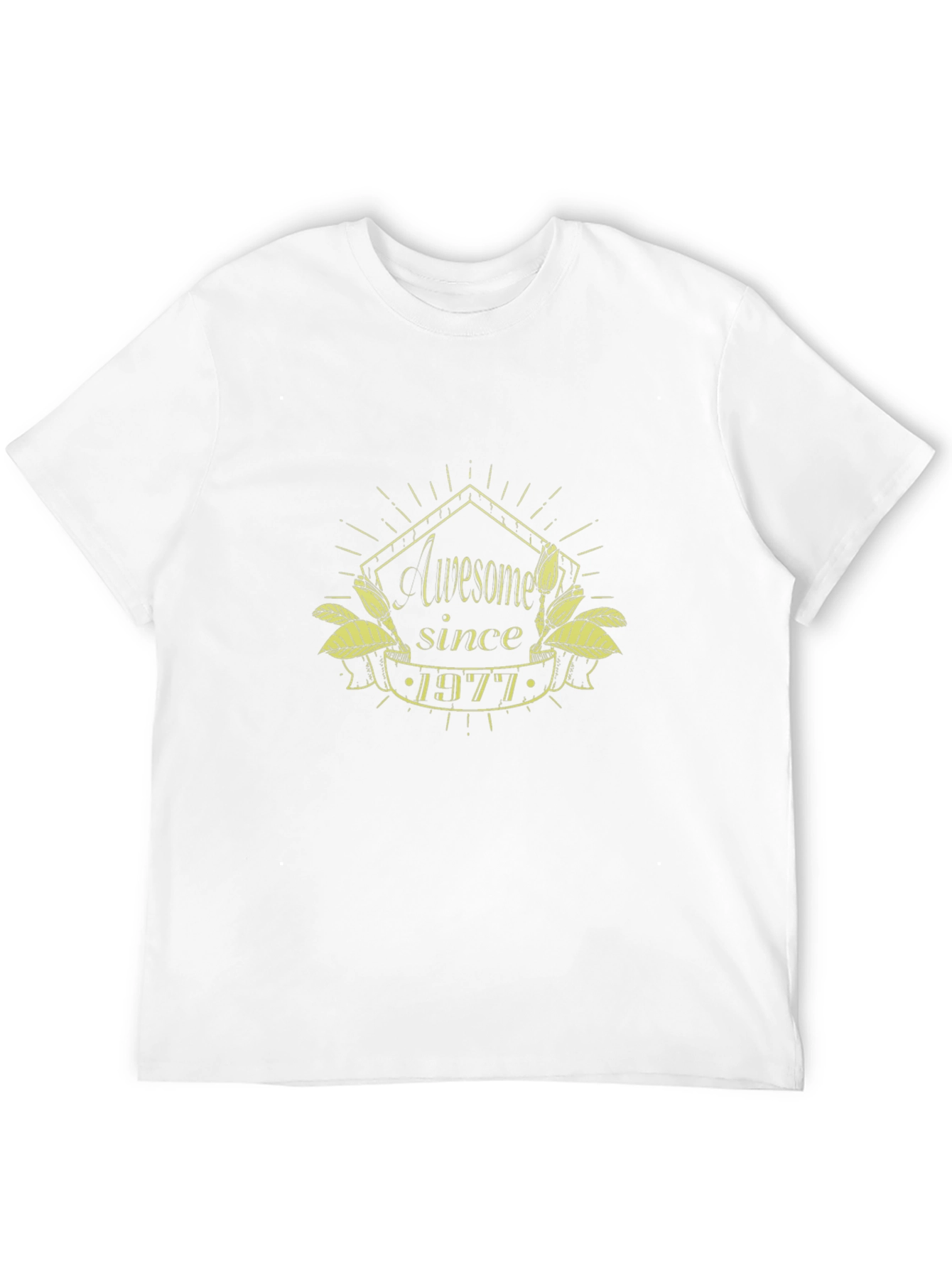 Awesome Since 1977 Black T-Shirt